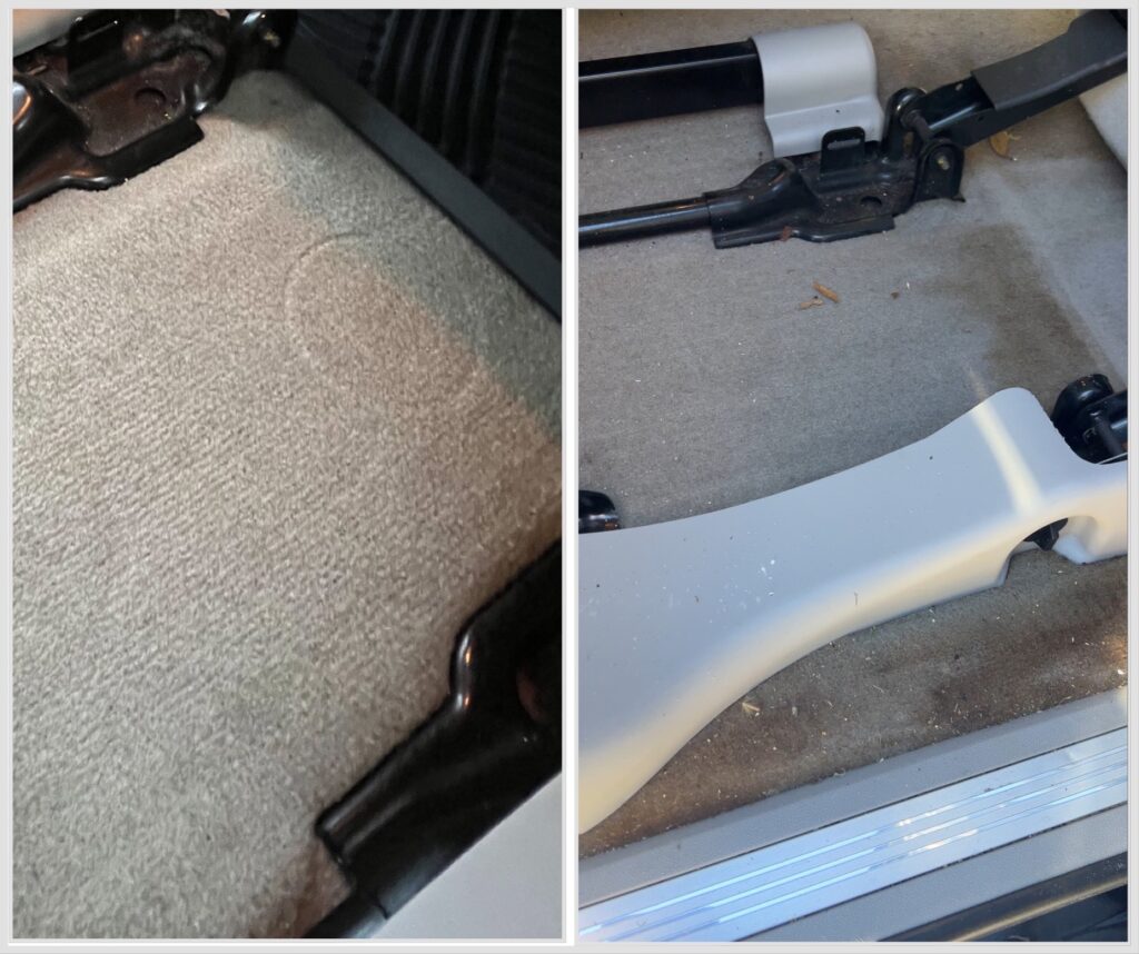 Car Upholstery Stain Removal in Tampa  Florida by the smallest detail auto spa 